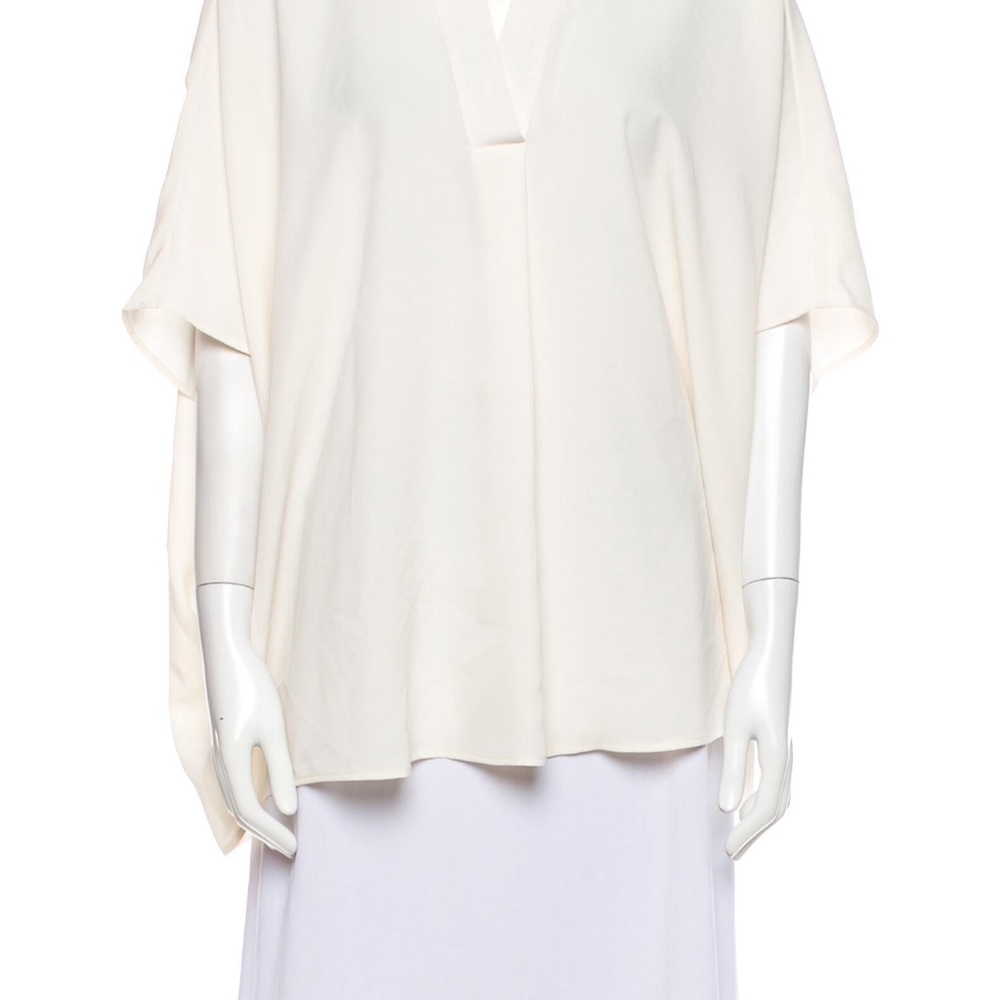 Hatch v-neck short sleeve blouse OS